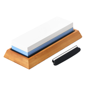 <span class=keywords><strong>Pierre</strong></span> à <span class=keywords><strong>aiguiser</strong></span> professionnelle double face multi-grains 5000 mailles en corindon blanc, à usage humide, avec base antidérapante et <span class=keywords><strong>guide</strong></span> d'angle – Meilleure vente - Product Image 2
