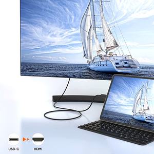 Adaptateur USB-C vers HDTV 4K pour <span class=keywords><strong>iPhone</strong></span> 15-17, MacBook Pro, Samsung Galaxy, téléphone Android vers TV, accessoires informatiques - Product Image 4