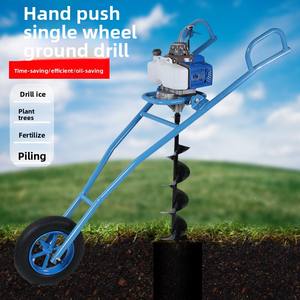 حفار أرضي صناعي عالي الجودة يعمل بالبنزين، مصنوع من الفولاذ المقاوم للصدأ، بمحرك ثنائي الشوط، مناسب لزراعة الأشجار وكسر الجليد للصيد - Product Image 6