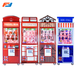 Máquina de Juego Arcade con Monedas, Tipo Cabina Telefónica Roja Retro de <span class=keywords><strong>Londres</strong></span> - Product Image 1
