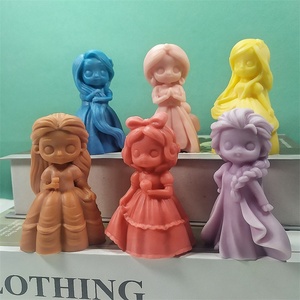 Stampo in Silicone per Candele Profumate a Forma di Principessa, Decorazione per Auto, Pietra Profumata, Stampo per Candele Aromaterapiche - Product Image 4