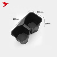 Accessoires intérieurs pour voiture BYD ATTO 2 2025 2026 : Boîte de rangement pour console centrale, levier de vitesses et porte-gobelets en TPE