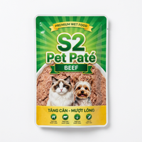 Sacs d'emballage personnalisés imprimés à trois soudures pour aliments pour chiens et chats saveur poisson, résistants aux perforations avec fermeture éclair réutilisable