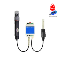 Analyse de la qualité de l'eau en aquaculture 3 en 1, instruments numériques RS485 4-20 mA, détection de l'eau, sonde de température EC TDS PH