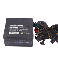 Alimentation d'ordinateur de bureau d'occasion OCZ 650W, conception PFC active, interface 20+4 broches, entrée 100-265V, 80 PLUS Silver SGCC