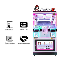 Machine à grue à griffes à 2 joueurs personnalisée Jeu cadeau en plastique à pièces pour centre de jeux pour enfants dans les centres commerciaux Style boutique
