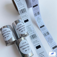 Cinta de Cera de Color (Rojo/Azul/Verde) para Etiquetado Codificado por Colores, Compatible con Impresoras de Etiquetas y Máquinas de Fax Konica Minolta