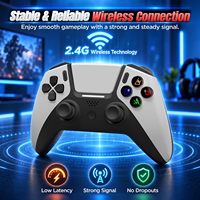 Manette de jeu sans fil pour 4 et pour Ver2.1+EDR, compatible multiplateforme PC Android