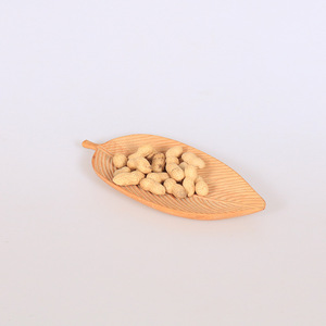 Plateau en bois en forme de feuille, en hêtre, pour fruits et en-cas, pour salon, hôtel, service à thé - Product Image 2