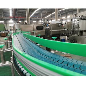 Convoyeur de <span class=keywords><strong>transport</strong></span> à bande à chaîne pour boisson eau boisson bière vin sauce bocal en verre bouteille en plastique - Product Image 1