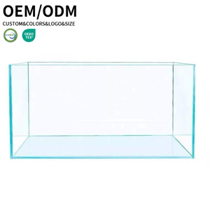 Acuario de Vidrio Ultra Transparente Apilable Personalizable, Ecológico, Cuadrado, para Peces Betta y <span class=keywords><strong>Guppy</strong></span>, Venta al por Mayor en Guangdong - Product Image 1
