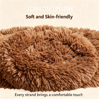 Lit pour chien de luxe moderne, en peluche douce et respirante, avec motif de dessin animé, grand canapé-lit pour chien, chaud en toutes saisons, durable et antidérapant