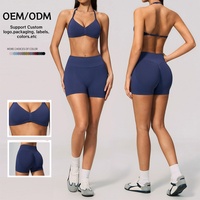 Ensemble de yoga pour femmes, vêtements de sport pour femmes, légers, confortables, sans coutures, essentiels pour l'entraînement physique, fabricant de marques privées