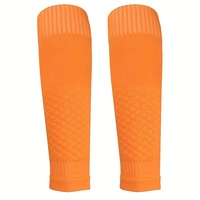 Protège-tibia de football léger et respirant équipement de football chaussettes personnalisées logo manchon de mollet en nylon respirant pour le football
