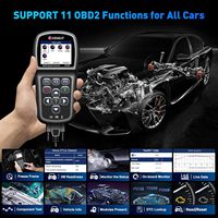 Herramienta de Diagnóstico SC530 para Autos, Escáner OBD2, Lector de Códigos, Reinicio de Airbag, EPB, Aceite, Batería, Transmisión y Escaneo de Todos los Sistemas