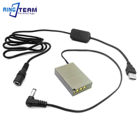 Câble adaptateur d'alimentation USB pour appareils photo Olympus, coupleur CC PS-BLS5, chargeur et adaptateur de puissance de sortie 30W.