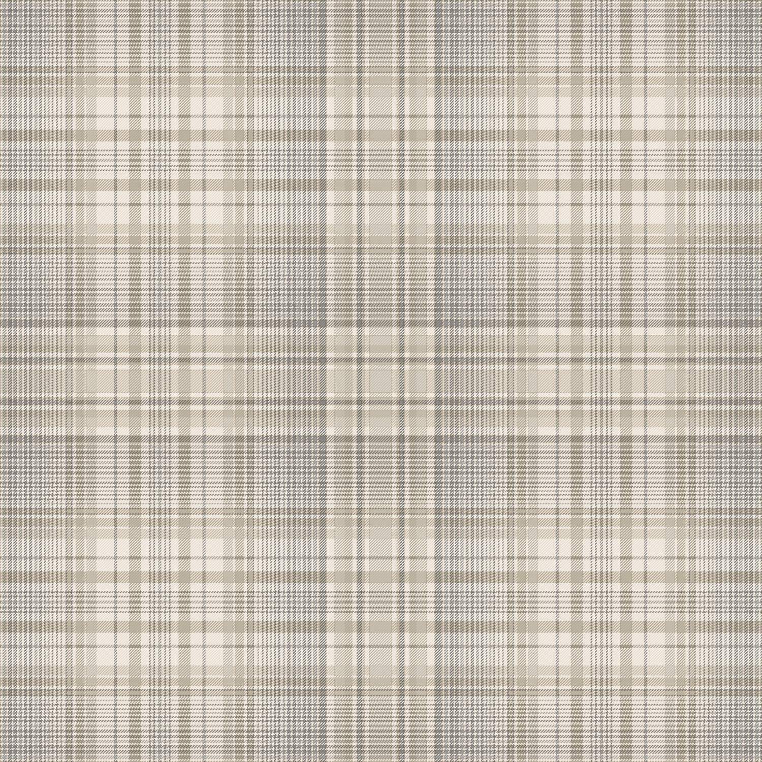 Beige Café Sépia Colombe Plaid