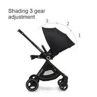 Poussette Coche De Bebe Cochecit Beb Pouset 3 En 1 Travel Pram Baby Car Reversible Travel Suitcase Stroller 3 in 1