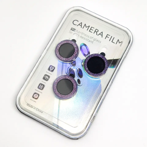 Per <span class=keywords><strong>iPhone</strong></span> 14 <span class=keywords><strong>Pro</strong></span> <span class=keywords><strong>iPhone</strong></span> <span class=keywords><strong>13</strong></span> 12 <span class=keywords><strong>Pro</strong></span> Max Glitter Diamonds Bling colorato protezione dell'obiettivo della fotocamera copertura della fotocamera vetro temperato in metallo - Product Image 6