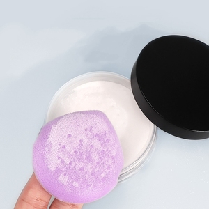 Custom Logo Triangle <b>Foundation</b> Powder Puff Eco Friendly Washable Cotton Makeup Sponge - Product Image 4