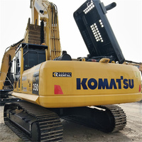 Ekskavator Bekas Impor Jepang Komatsu PC350 PC350-7 PC350-8 Digger dengan Lengan Boom yang Diperkuat untuk Pekerjaan Pemecah Batu di Tambang