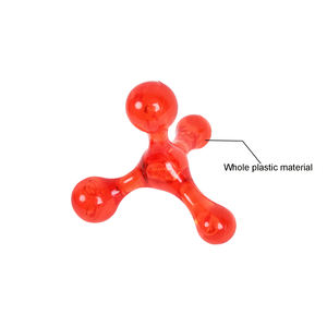 Outil de massage manuel à quatre points, <span class=keywords><strong>mini</strong></span>-masseur en plastique pour les jambes, les bras, le dos, soulagement de la douleur musculaire - Product Image 3