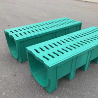 Caniveau de drainage en FRP personnalisable pour la construction routière, drainage des eaux pluviales, caniveau de drainage en U