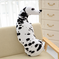 Coussin en forme de chien 3D réaliste, coussin imprimé doux en forme d'animal, coussin rembourré pour canapé, décoration de la maison