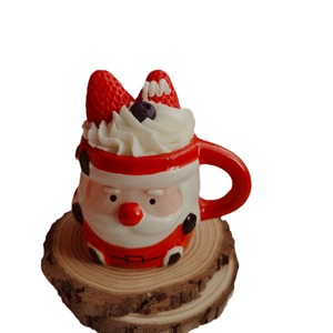 Christmas Santa Snowman Ceramic Jar Scented Candle Wholesale Fragrance <b>Gift</b> <b>Box</b> Xmas Home Decor Aromatherapy Candle - Product Image 5