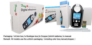 ATC fonksiyonu ile yüksek hassasiyetli dijital el refraktometre Brix şeker seviyesi dedektörü - Product Image 5