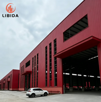 Atelier d'usine en structure métallique préfabriquée, Usine de traitement industriel à ossature métallique lourde, Bâtiment d'entrepôt métallique sur mesure