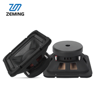 Subwoofer Cuadrado de 10 Pulgadas Doble Bobina de Voz 4 Ohmios 800W Potencia Máxima Altavoz Subwoofer para Audio de Coche con Refuerzo de Graves