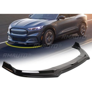 สปอยเลอร์กันชนหน้ารถยนต์ MACH-E ลายคาร์บอน สำหรับ Ford Mustang MACH-E 21-22 ฝาครอบกันชน อุปกรณ์ตกแต่งรถยนต์ - Product Image 4