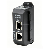 Module injecteur Ethernet PoE++ (802.3bt) 2,5 Gigabit à port unique BT-1-WM, sortie 90W, pour caméras IP PTZ, ordinateurs de bureau