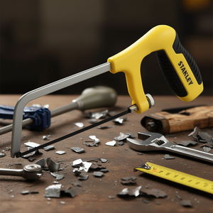 Stanley Mini Hacksaw 150mm Steel Blade For Metal Cutting - Product Image 3