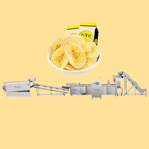 TCA 상업 질경이 가공 바나나 칩 튀김 기계 생산 라인 가격