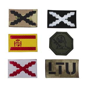 Riflettente US USA Multicam infrarossi IR American Vest patch <span class=keywords><strong>Hook</strong></span> <span class=keywords><strong>Loop</strong></span> Fastener Backing Emblem per gilet zaini camicie - Product Image 4
