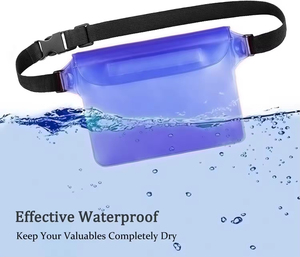 Nouvelle sacoche de taille imperméable en PVC pour sports de plein air, grande pochette étanche pour téléphone portable, sacoche de taille transparente, article très vendu. - Product Image 3