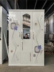 Armoire à 3 portes battantes, rangement pour vêtements, casier en acier, casier de gym, armoire en métal, <span class=keywords><strong>placard</strong></span> de chambre - Product Image 4