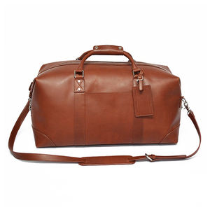 Strage Clothing Manufacturer Custom Genuine Leather Unisex <b>Travel</b> <b>Duffel</b> <b>Bag</b> High Quality 30-40L - Product Image 6