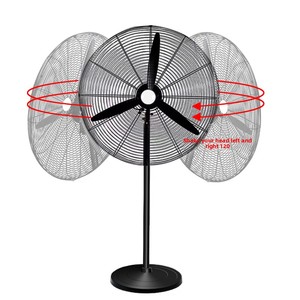 Ventilateur électrique industriel de haute qualité pour atelier, usine, barbecue, atelier mural - Product Image 4