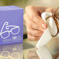 Lingettes nettoyantes pour lentilles pré-humidifiées emballées individuellement Lingettes nettoyantes pour lunettes antidérapantes