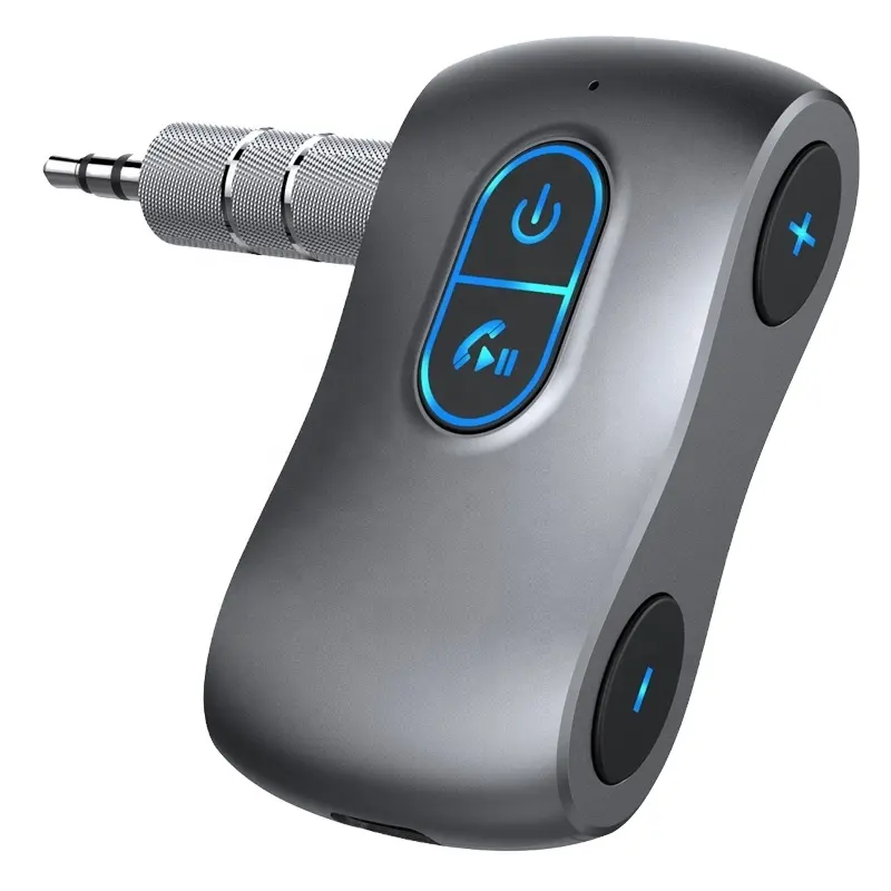 Portable 3.5mm AUX Adapter Audio Player BT 5.0 Connect 2 Devices Handsfree Car Kit Wireless Bluetooth Audio Receiver