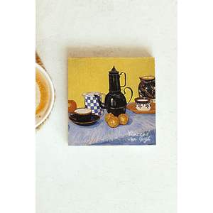 ชุดจานรองแก้วลายเดี่ยว ซีรีส์วินเซนต์ แวนโก๊ะ 134 แบบ ดีไซน์สี่เหลี่ยม สำหรับใช้ในธุรกิจ ของขวัญ หรือของแจก - Product Image 1