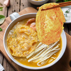 Jinyi Spiegelei-Knuspern |   Instant-Eierpatties für Nudeln & Hot Pot |   Zarter Brühsaft zum Einweichen |   12 Monate Umgebungsbedingungen-Geeignetes Lager - Product Image 1