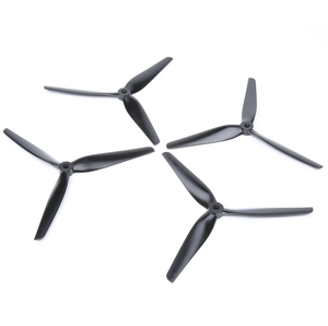 Elica HQProp 8X4X3 8040 in Nylon fibra di vetro <span class=keywords><strong>3</strong></span> pale <span class=keywords><strong>8</strong></span> pollici nero multirotore X-Class MacroQuad FPV Drone RC accessorio - Product Image 3