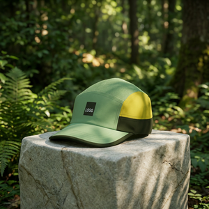 Casquette de <span class=keywords><strong>camping</strong></span> 5 panneaux personnalisée de haute qualité – Créez votre propre logo et motif de patch – Casquette de sport légère en nylon pour la course à pied - Product Image 1