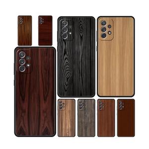 เคสโทรศัพท์ไม้แกะสลักสำหรับซัมซุงกาแล็คซี่ A21S A71 A12 A01 A13 A51 A11 A31 A41 <span class=keywords><strong>A53</strong></span> A73 A52ฝาปิดซิลิโคน TPU แบบนิ่ม - Product Image 1