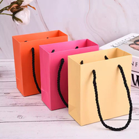 Tas Kado Kertas Kecil dengan Logo Custom, Pegangan, dan Kemasan Perhiasan Mini, Multi Warna