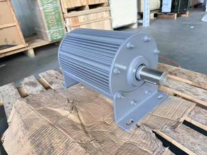 <span class=keywords><strong>Eje</strong></span> doble o simple 50KW 30kw 20KW Generador de imán permanente de energía <span class=keywords><strong>libre</strong></span> de bajo par de baja velocidad para proyecto hidroeléctrico de energía eólica - Product Image 2